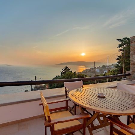 Ferienwohnung Sea & Sunset, Modern Flats - 2 Mins To Batsi Bay Exterior foto